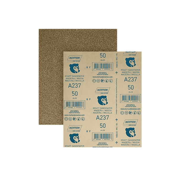 Lixa para Madeira (Escolha o Grão) - NORTON 