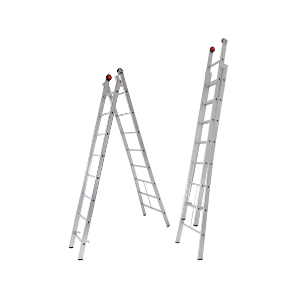 Escada 08 Degraus Extensiva Alumínio - REISAM