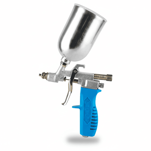 Pistola Tipo Gravidade Com Caneca de Aluminio 300ml - STEULA