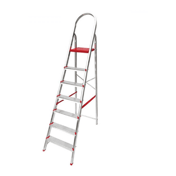 Escada doméstica de alumínio 7 degraus - Ágata