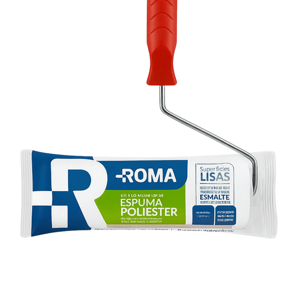 Rolo Espuma 9cm com Cabo - ROMA