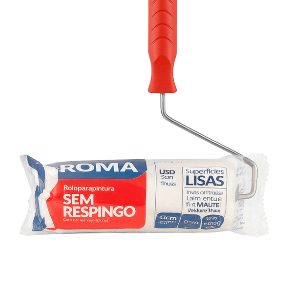 Rolo Lã Anti-Gotas 9cm com Cabo - ROMA