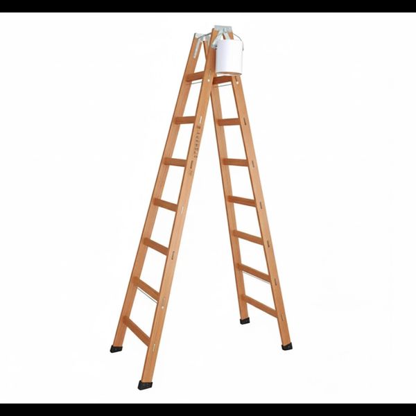 Escada de Madeira 8 Degraus - SERTINTAS