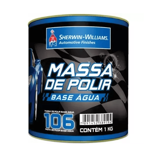 Massa de Polir N°2 Base de Agua 1kg 00106 - Lazzuril