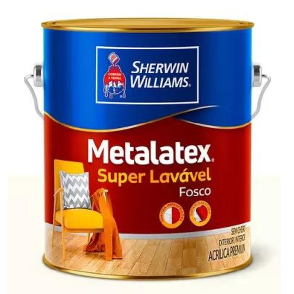 Tinta Acrilica Fosca Perfeito Metalatex - Sherwin Williams 3,6L
