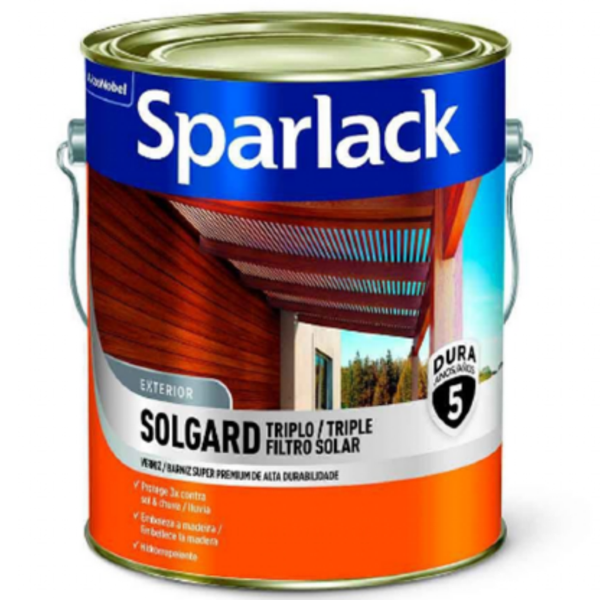 Verniz Brilhante Incolor 3,6L Solgard - Sparlack