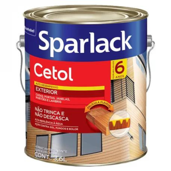 Verniz Brilhante Mogno Cetol 3,6L - Sparlack