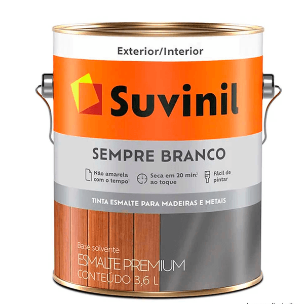 Esmalte Acetinado Sempre Branco Suvinil 3,6L