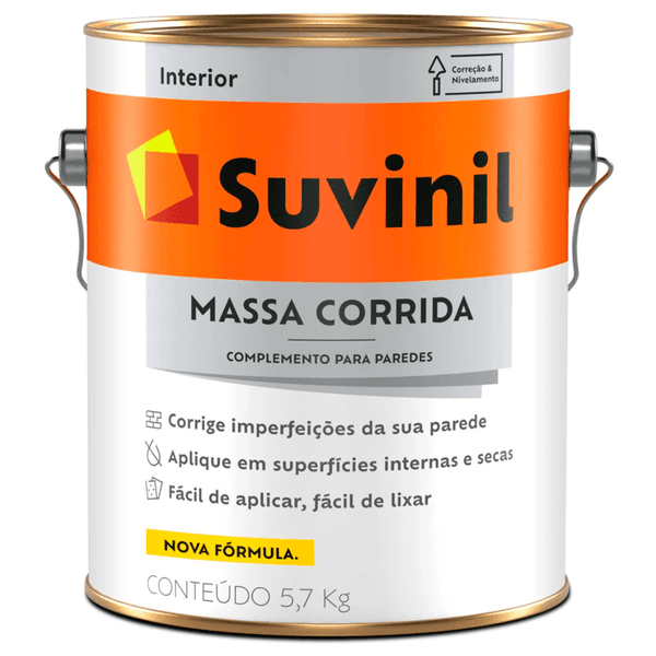 Massa Corrida Suvinil 3,6L 5,7kg