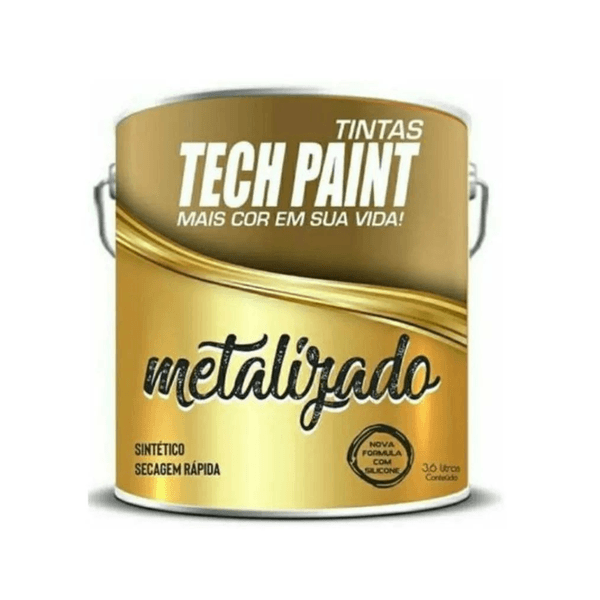 Esmalte Metálico (Escolha a Cor) 0,9 Litros - Tech Paint