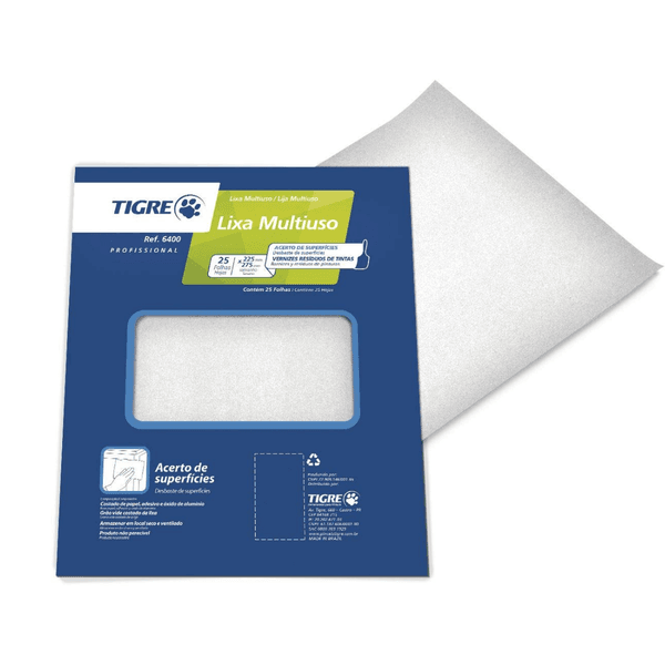Lixa Seco Multiuso Grão 120 - TIGRE