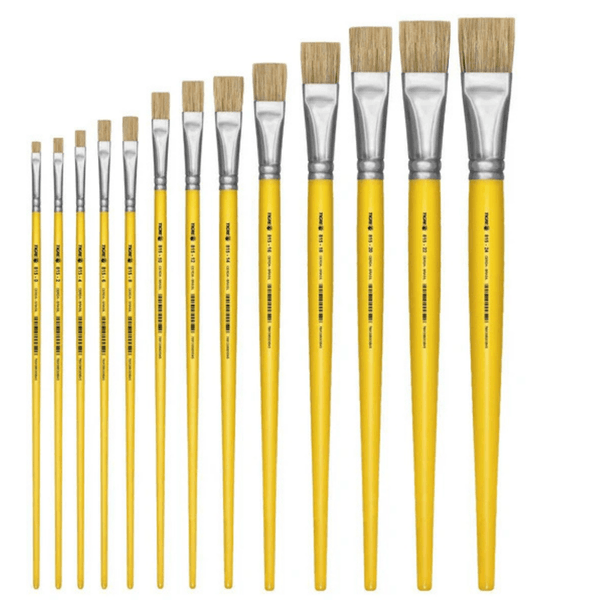 Pincel Chato para Pintura (Escolha Tamanho) 815 - TIGRE