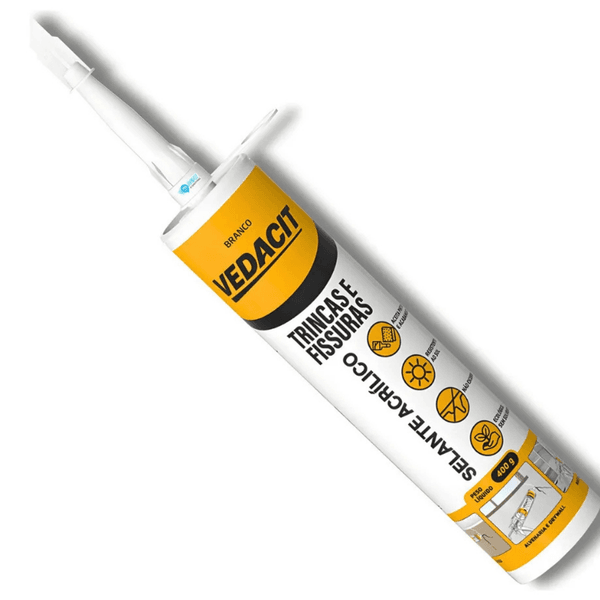 Massa para Calafetar Paredes Tubo Sela Trinca 400g - VEDACIT