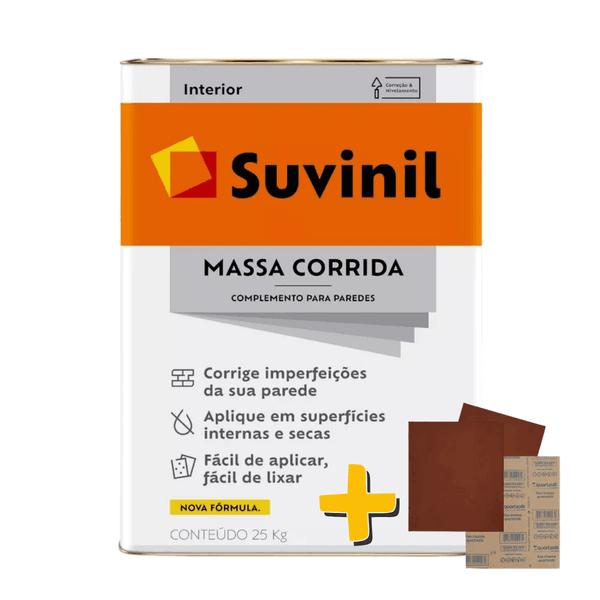 Massa Corrida 25kg - SUVINIL
