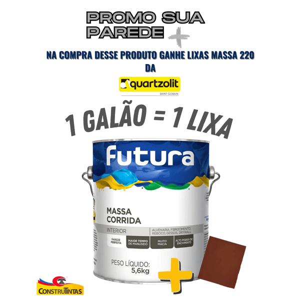 Massa Corrida 5,6kg - FUTURA