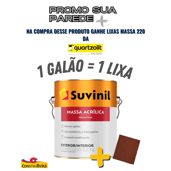 Massa Acrílica 5,5kg - SUVINIL