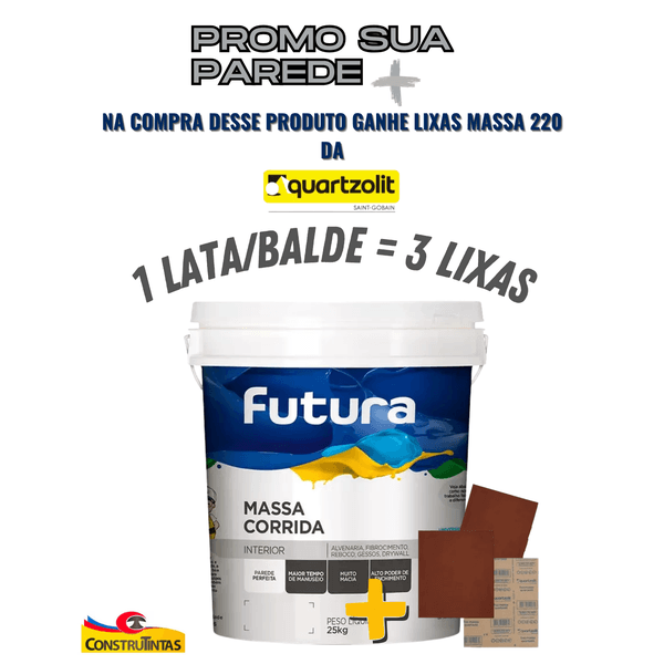 Massa Corrida 25kg - FUTURA