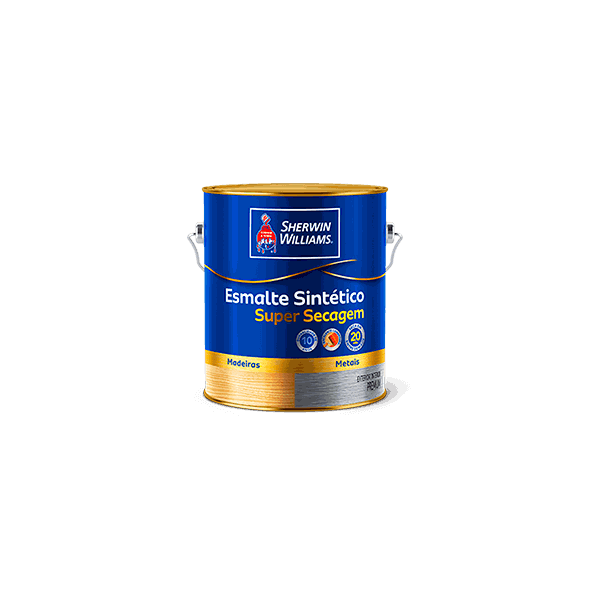 Esmalte Sintético Brilhante Prêmium 3,6 Litros - SUPER SECAGEM - SHERWIN WILLIAMS 