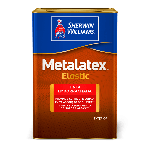 Tinta Acrílica Semiacetinado Branco 18 Litros - METALATEX ELASTIC - SHERWIN WILLIAMS