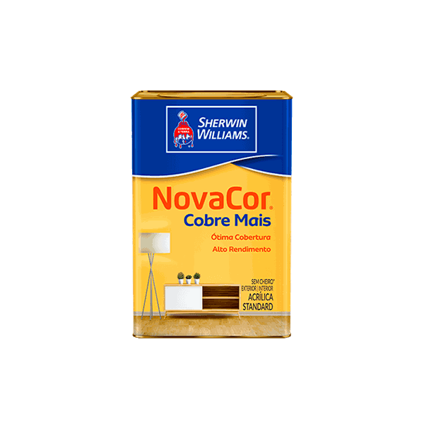 Tinta Acrílica Fosca Standard 18 Litros - NOVACOR COBRE MAIS - SHERWIN WILLIAMS