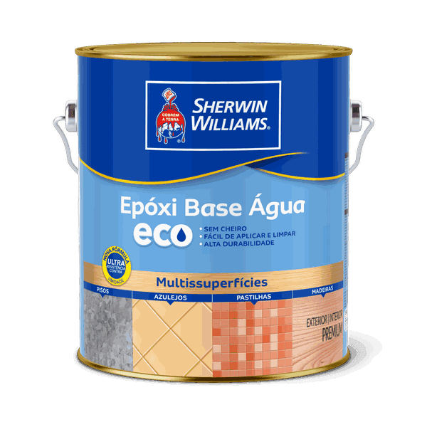 Tinta Epóxi Base Água Branco 3,6 Litros - ECO - SHERWIN WILLIAMS