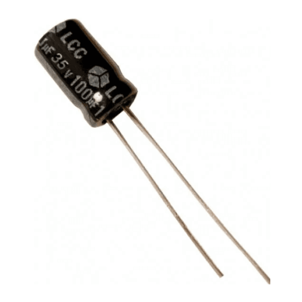 Capacitor Eletrolítico 100uF / 35V