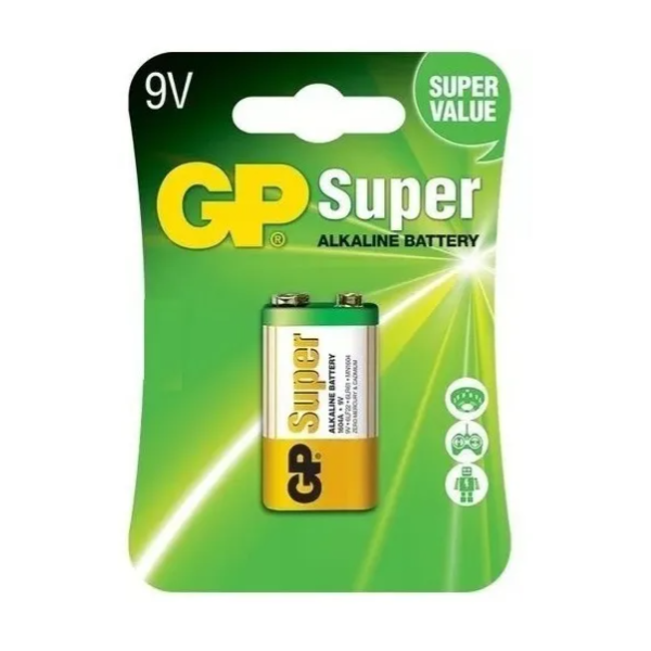 Bateria 9V GP Super Alcalina