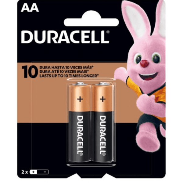 Pilha AA Alcalina Duracell Cartela c/ 2