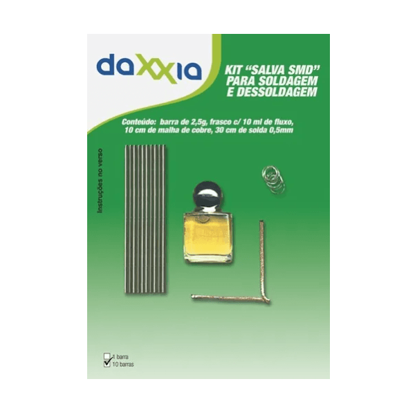 Kit Salva Smd Para Soldagem E Dessoldagem - 10 Barras