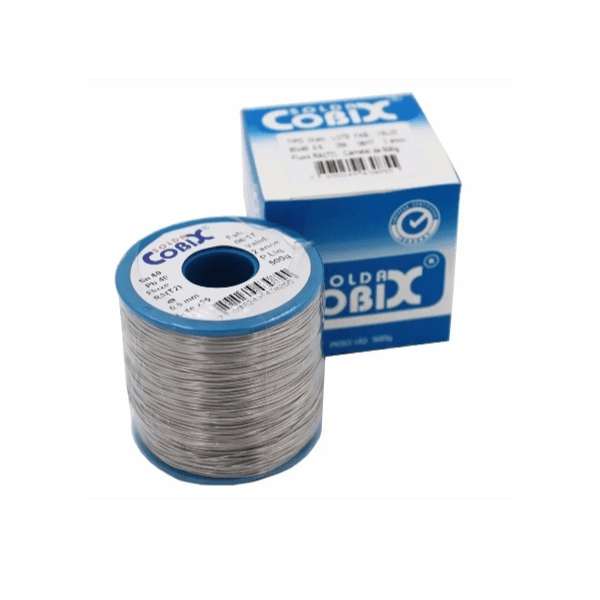 Estanho De Solda 1.0mm 60x40 Carretel 500g Cobix