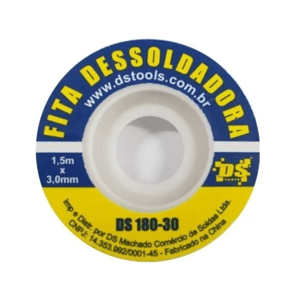 Malha Fita Dessoldadora DS 180-30 3,0mm X 1.5Mt