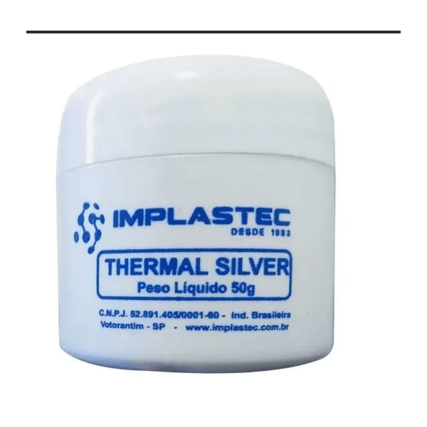 Pasta Térmica PRATA Thermal Silver 100g IMPLASTEC