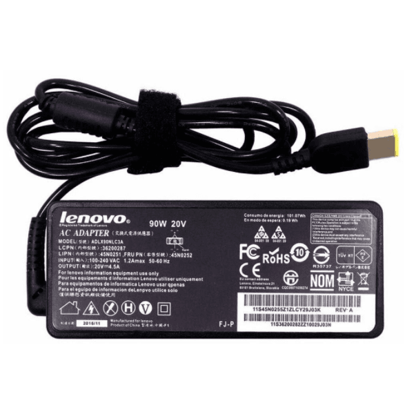 Fonte Notebook Lenovo 20V 4.5A - 90W