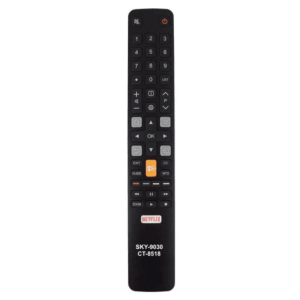 Controle Semp Toshiba GloboPlay Netflix CT-8518