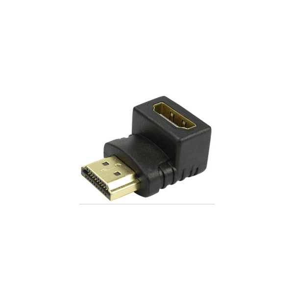 Adaptador HDMI Macho para HDMI Fêmea 90 Graus