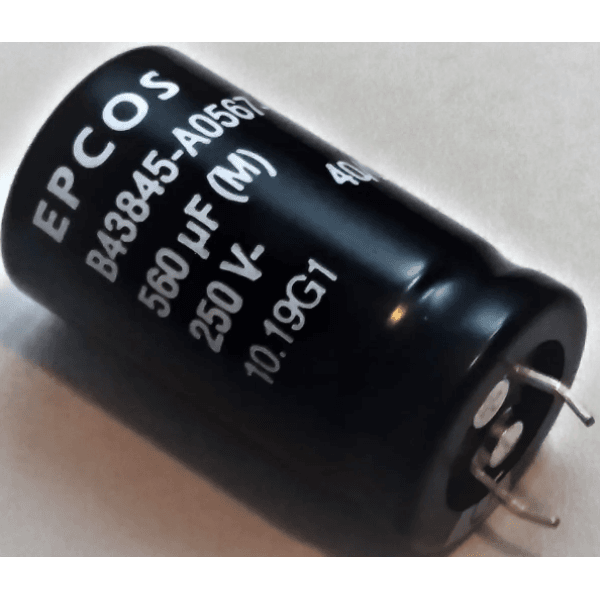 Capacitor Eletrolítico 560uF / 250V