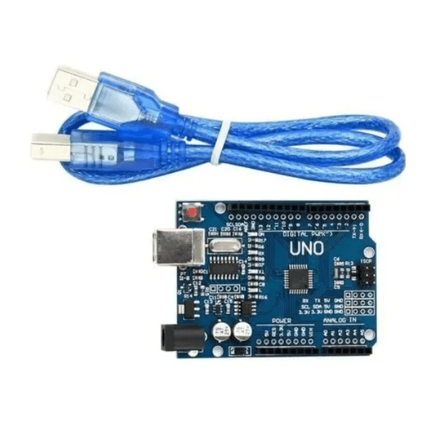 Arduino UNO R3 SMD + Cabo USB 2.0 ATMEGA328P