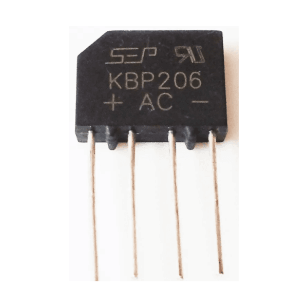 Ponte Retificadora KBP206 600V 2A