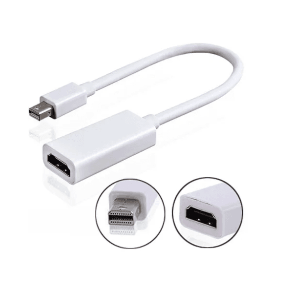 Cabo Adaptador Mini Display Port Macho para Hdmi Fêmea