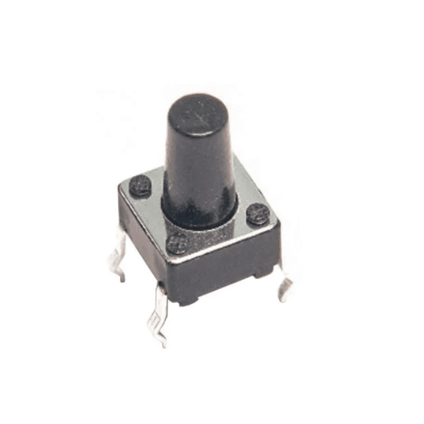Chave Táctil 6x6x9,5mm 4 Terminais