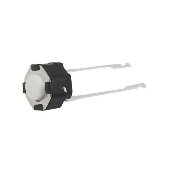 Chave Táctil 6x6x4,3mm 2 Terminais Redonda