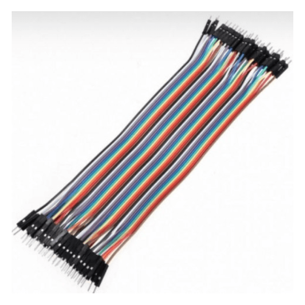 Fio Jumper 40 vias tipo Macho x Macho 20cm para Arduino