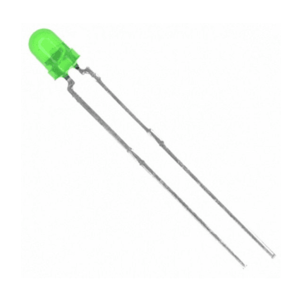 LED Difuso 3mm Verde