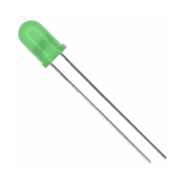 LED Difuso 5mm Verde