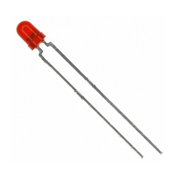 LED Difuso 3mm Vermelho