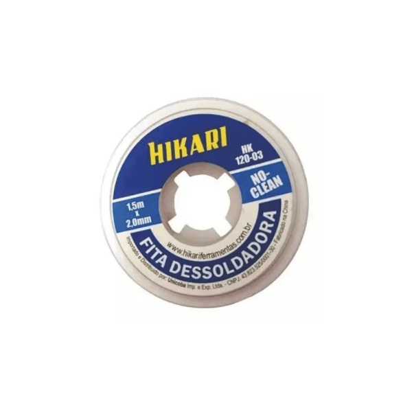 Malha Fita Dessoldadora 2,0mm X 1.5Mt HK 120-03