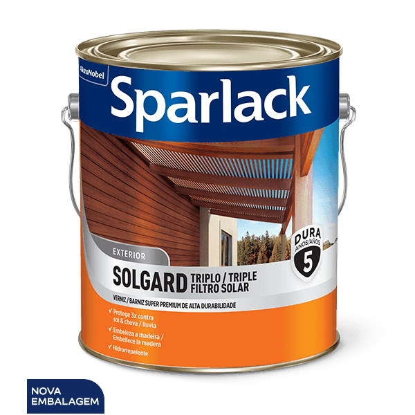 SPARLACK SOLGARD Triplo BRILHANTE - MOGNO AVERM 3,6L CORAL