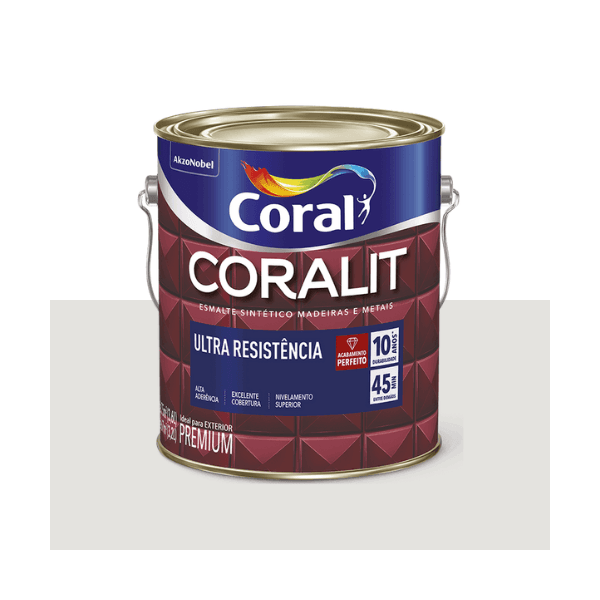 ESMALTE CORALIT ULTRA BRANCO GELO ALTO BRILHO 3,6L