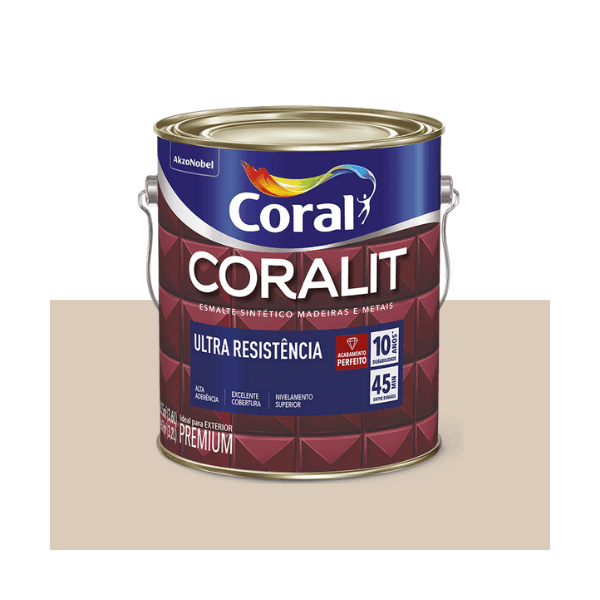 ESMALTE CORALIT ULTRA CAMURCA ALTO BRILHO 3,6L