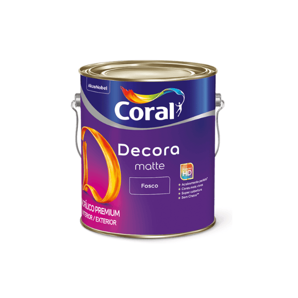 DECORA MATTE BRANCO 3,6L